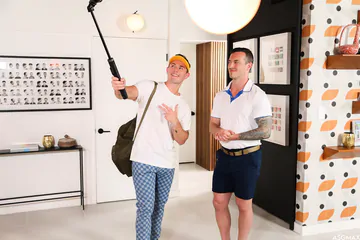 Tattooed guys fucking and cumming