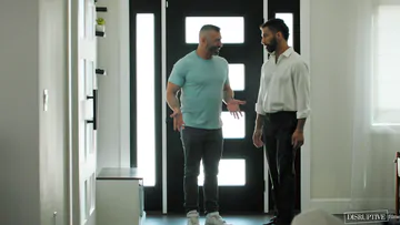 Rugged men having hardcore sex