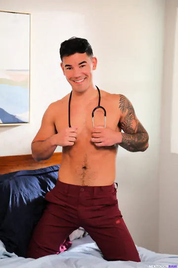 Male nurse getting butt fucked