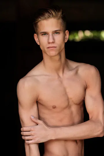 Cute nude Belami boys outdoors