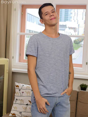 Handsome boy with a pretty dick