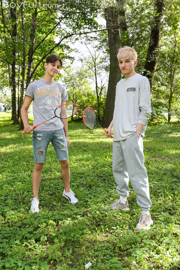 Boys with shaved cocks fucking each other