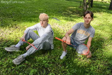 Boys with shaved cocks fucking each other