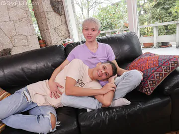 Asian boy getting Latino cock