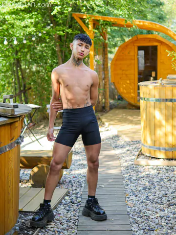 Nice shaved dick on this Latino boy