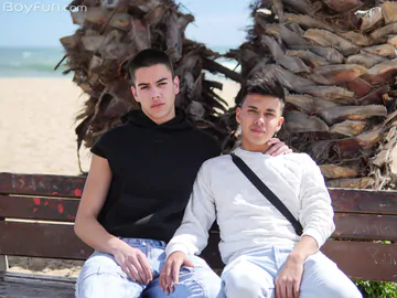 Sexy Latino gay twink getting fucked