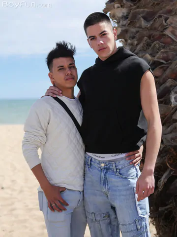 Sexy Latino gay twink getting fucked