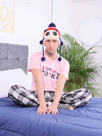 Latino boy with a perfect cock and body