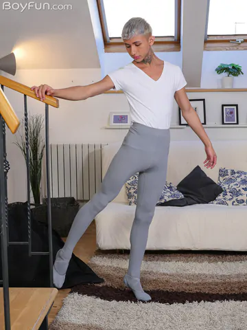 Cute Latino boy showing his goods