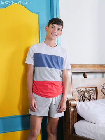 Latino boy with a cute cock