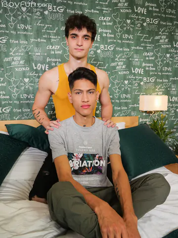 Pretty Latino boy getting his butt filled