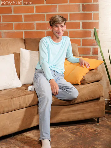 Boy with a smooth ass and cock