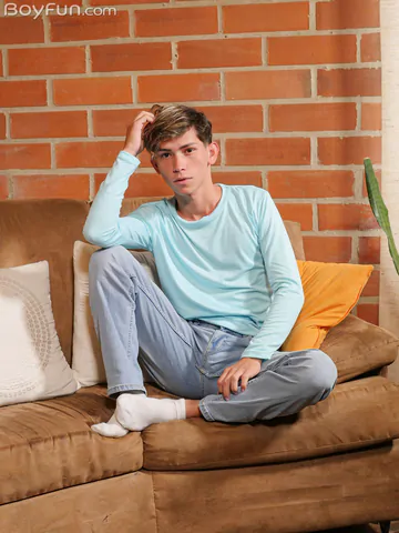 Boy with a smooth ass and cock