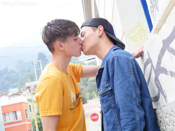 Boy with a soft cock getting boned