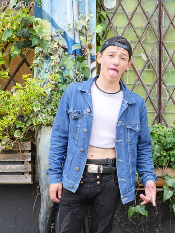 Boy with a soft cock getting boned