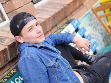 Boy with a soft cock getting boned