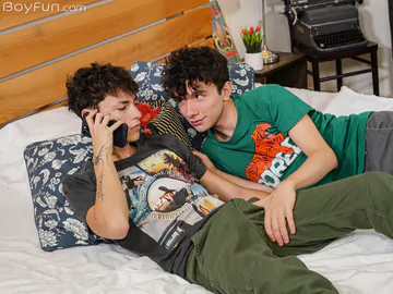 Boys in bed fucking each other