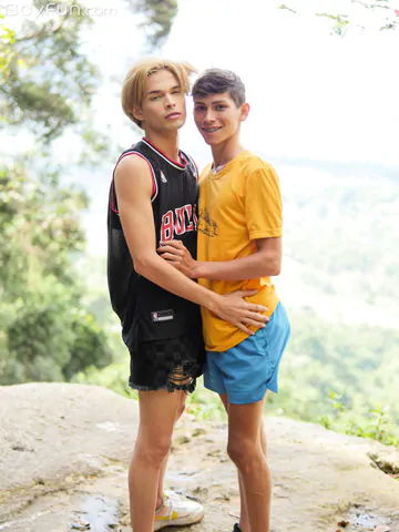 Latino gay boys in nature hardcore fucking