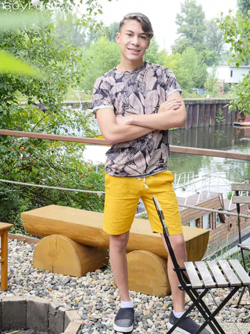 Cute boy showing his beautiful penis