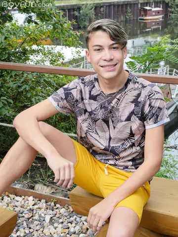 Cute boy showing his beautiful penis