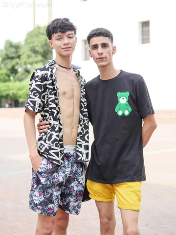 Cute Latino twink getting boned