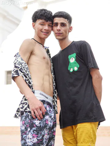 Cute Latino twink getting boned