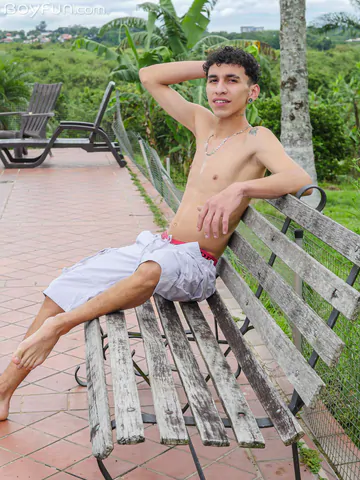 Latin twink with a smooth ass