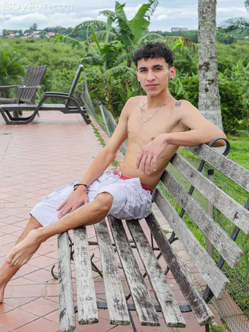 Latin twink with a smooth ass