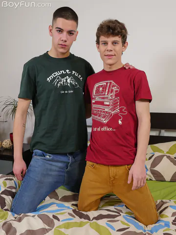 Sexy boy fucking his cute buddy