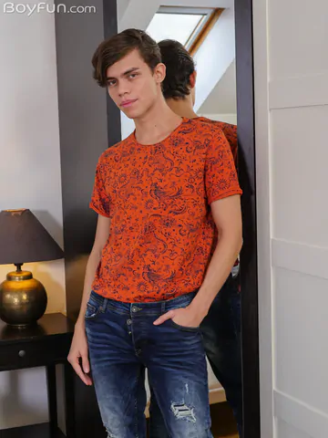 Sexy boy showing big dick