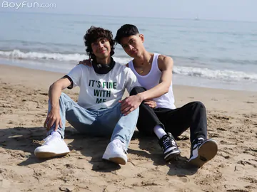 Latino boys fucking on a sofa