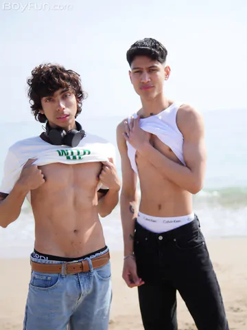 Latino boys fucking on a sofa