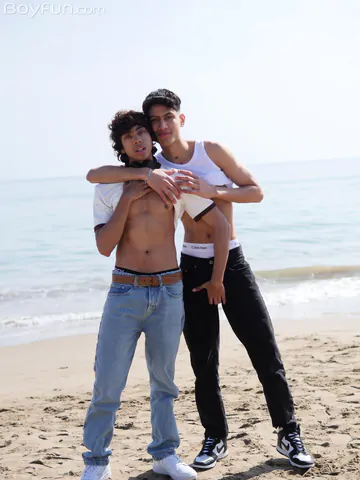 Latino boys fucking on a sofa