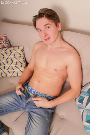 Cock hungry boy showing his fuckhole