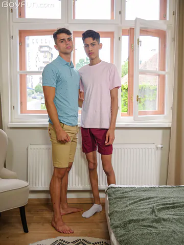 Latino boy with a huge cock getting fucked