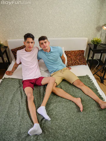 Latino boy with a huge cock getting fucked