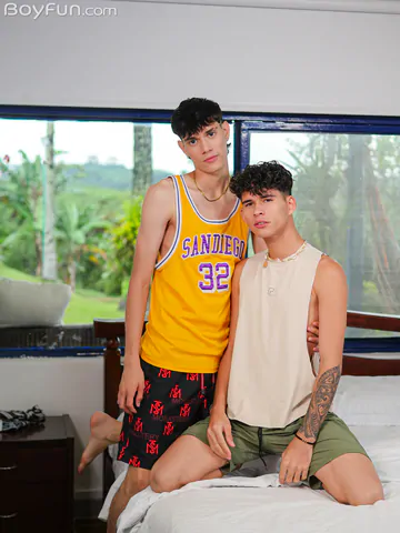 Latino boys rimming and fucking