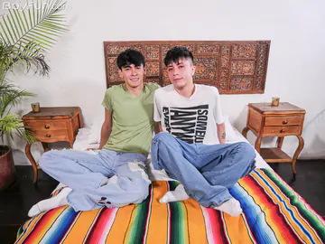 Boy with a soft dick getting boned