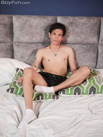 Hot Latino with a fat dick