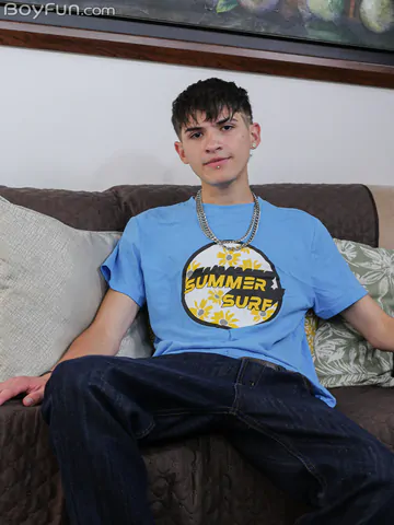 Boy showing off his delicious dick