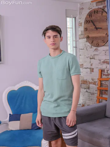 Hot boy with a smooth shaved dick