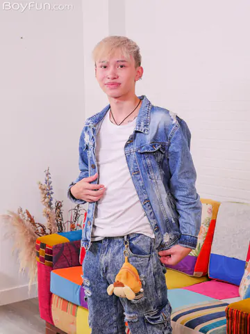 Cute Latino showing dick and ass