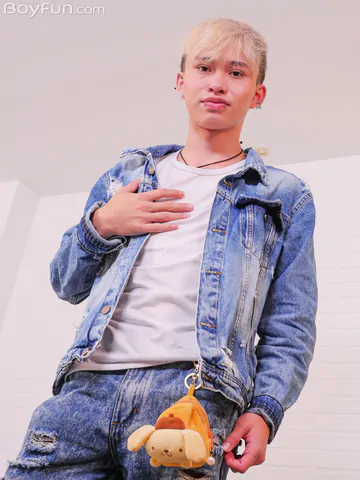 Cute Latino showing dick and ass