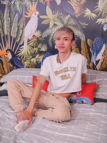 Cute boy with a nice penis