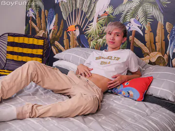 Cute boy with a nice penis