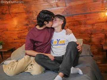 Horny boys rimming and fucking