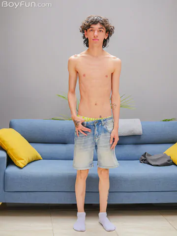 Boy with a smooth cock and ass