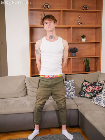 White boy with a very big cock