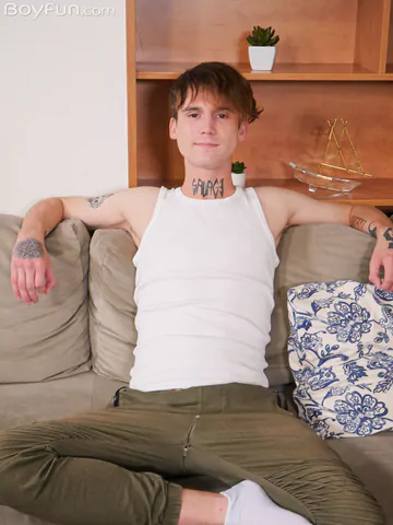 White boy with a very big cock