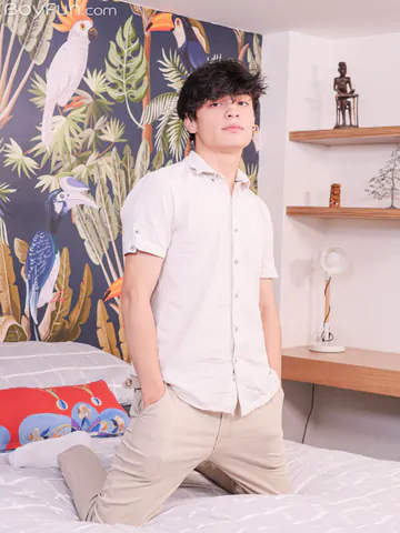 Sexy Latino boy with a big cock